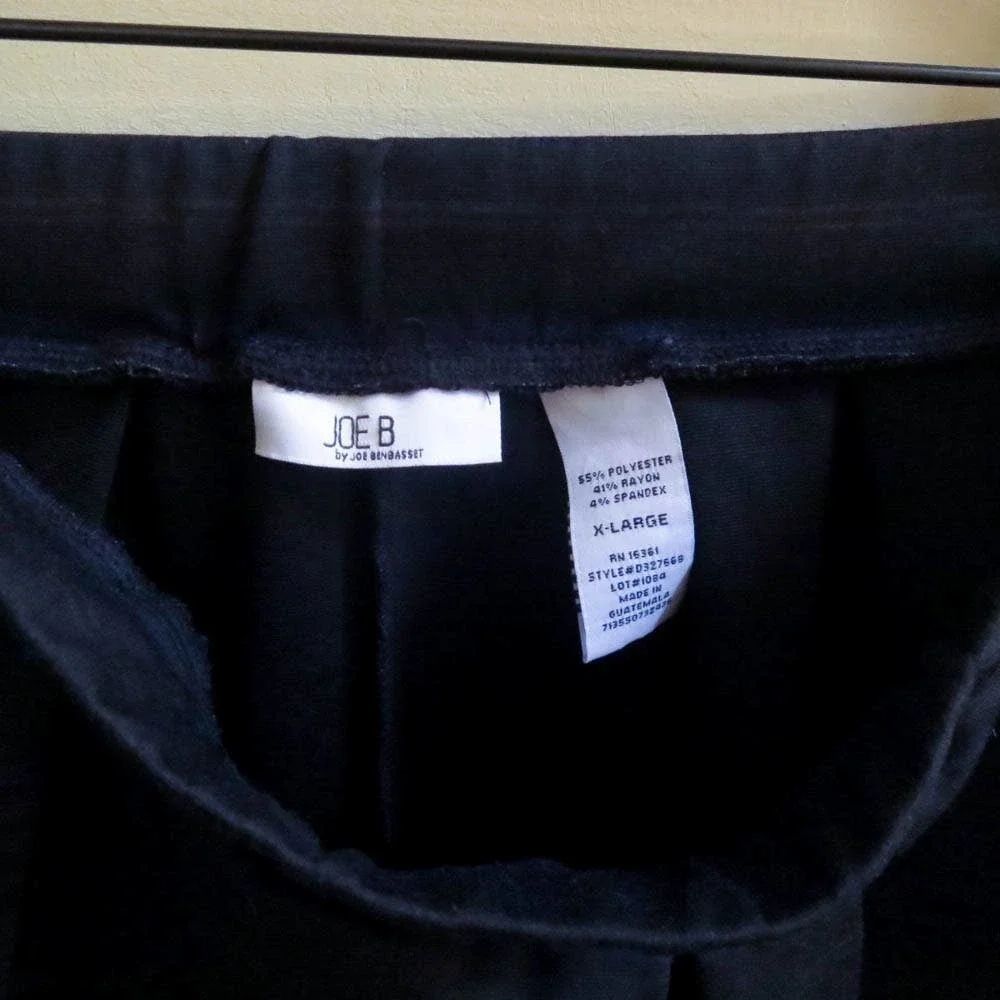 Joe‎ Benbasset Striped Pleated Mini Skirt Size XL